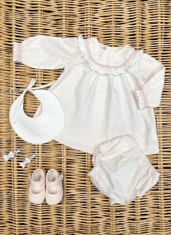 Smock Two Piece Pois Set