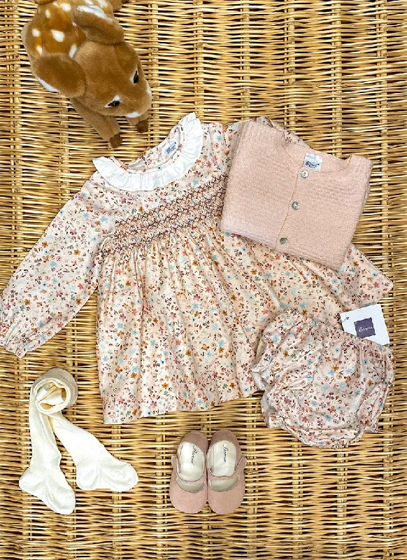 Flower Smock Dress