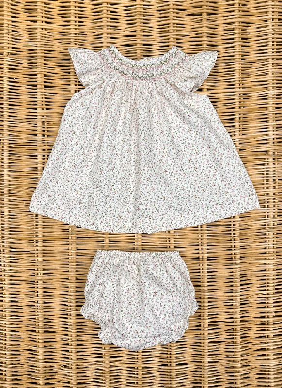 Baby Girl flowers smock set