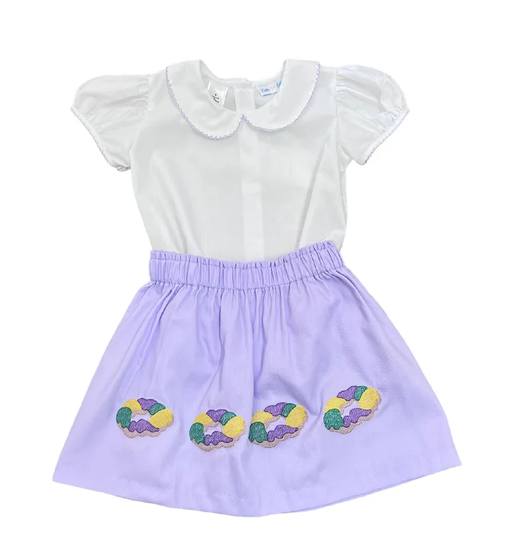 Mardi Gras Cake Skirt Set