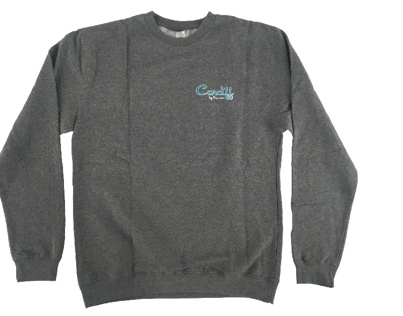 CBS Crew Neck-HEATHER GRAY