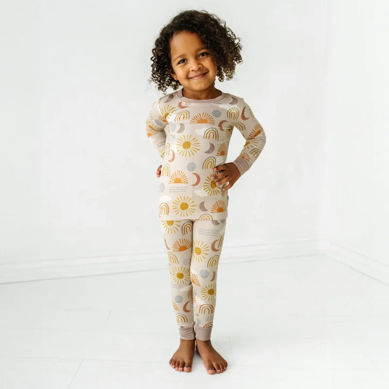 Desert Sunrise Two-Piece Pajama Set