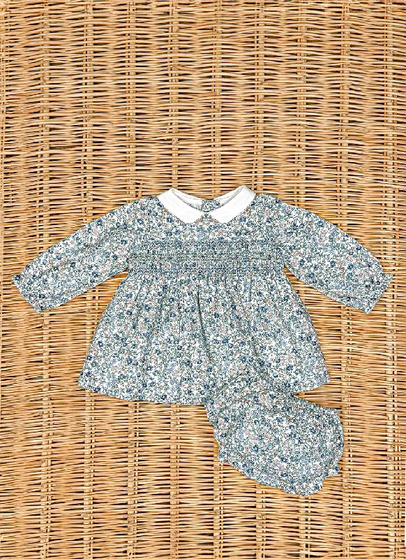 Flower Smock Dress