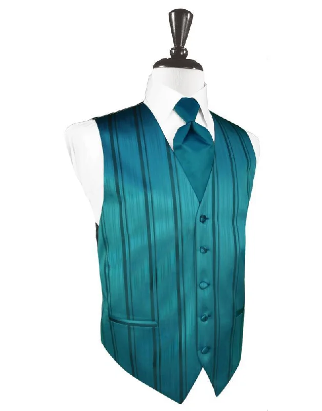 Oasis Striped Satin Tuxedo Vest