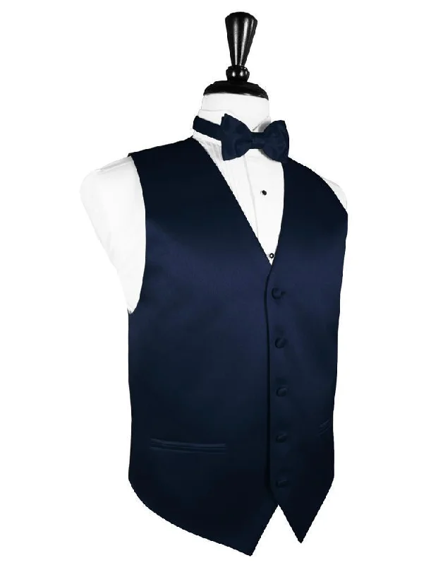 Marine Luxury Satin Tuxedo Vest