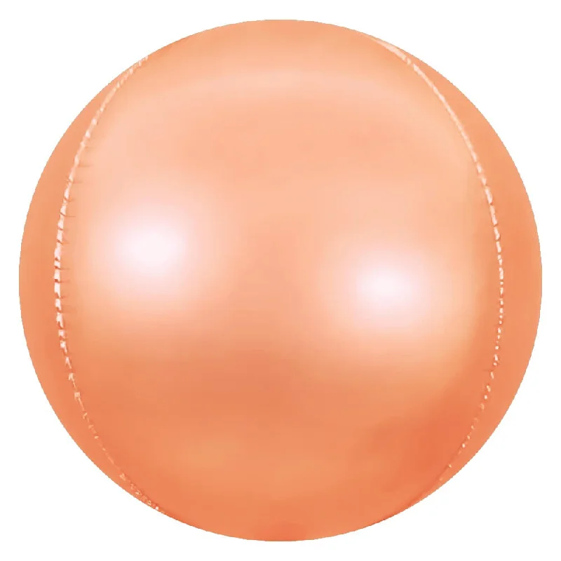 3D SPHERE - SATIN PEARL PEACH