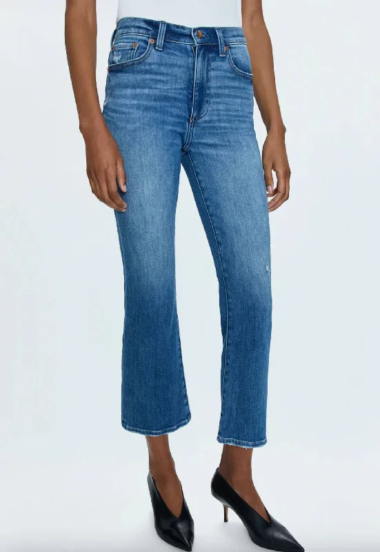 Lennon High Rise Crop Boot Jeans In Fling Vintage