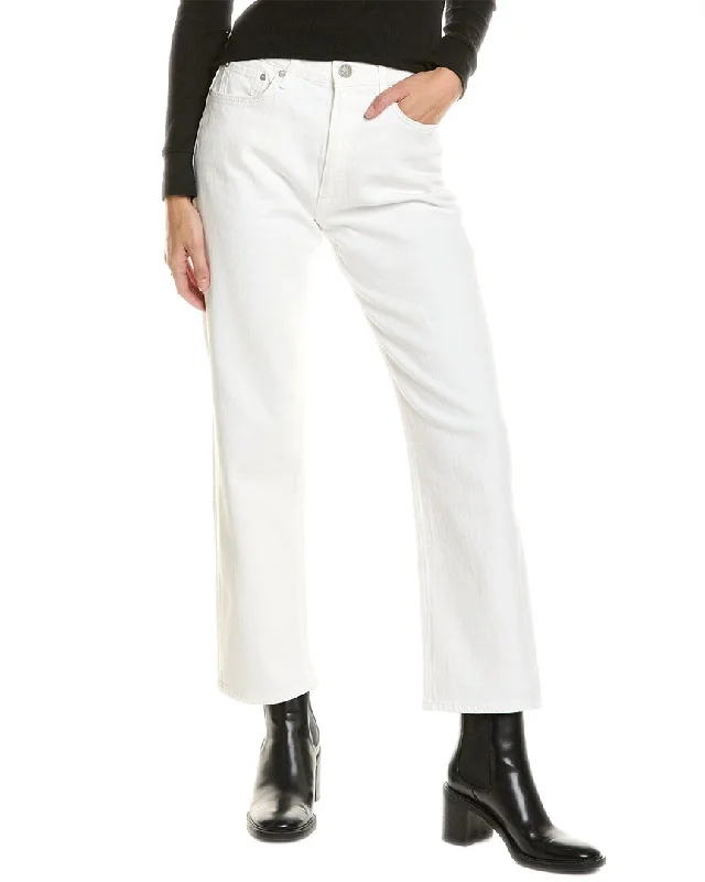 rag & bone Harlow Optic White Straight Jean