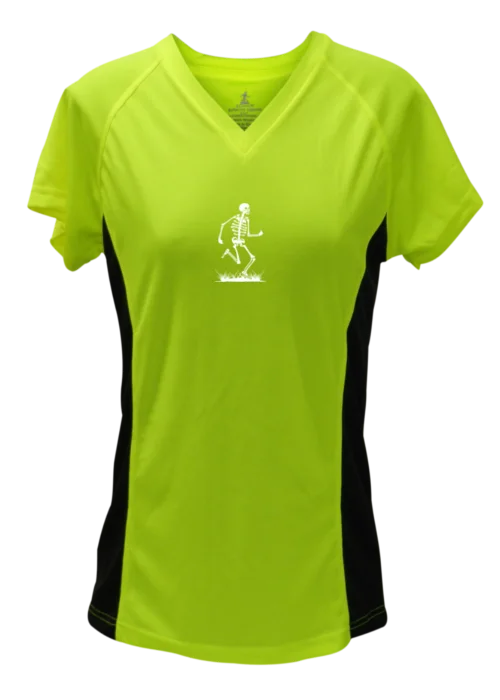 Women's Reflective Short Sleeve Shirt - Skeleton