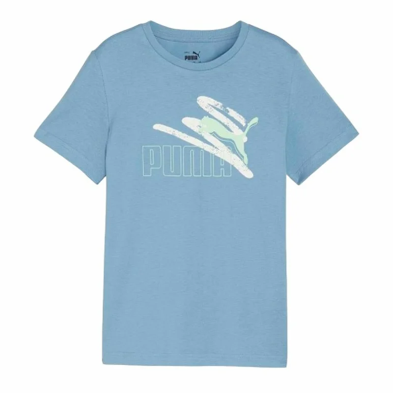 Child's Short Sleeve T-Shirt Puma Essentials+ AB Summer