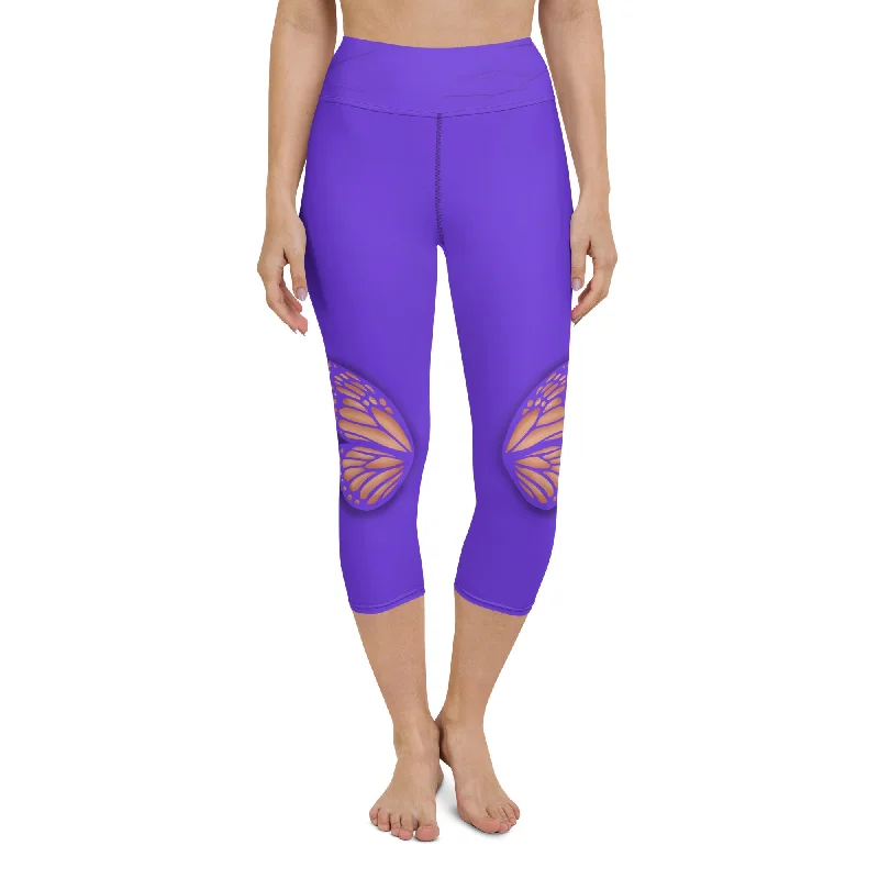 Butterfly Cut Out Yoga Capris