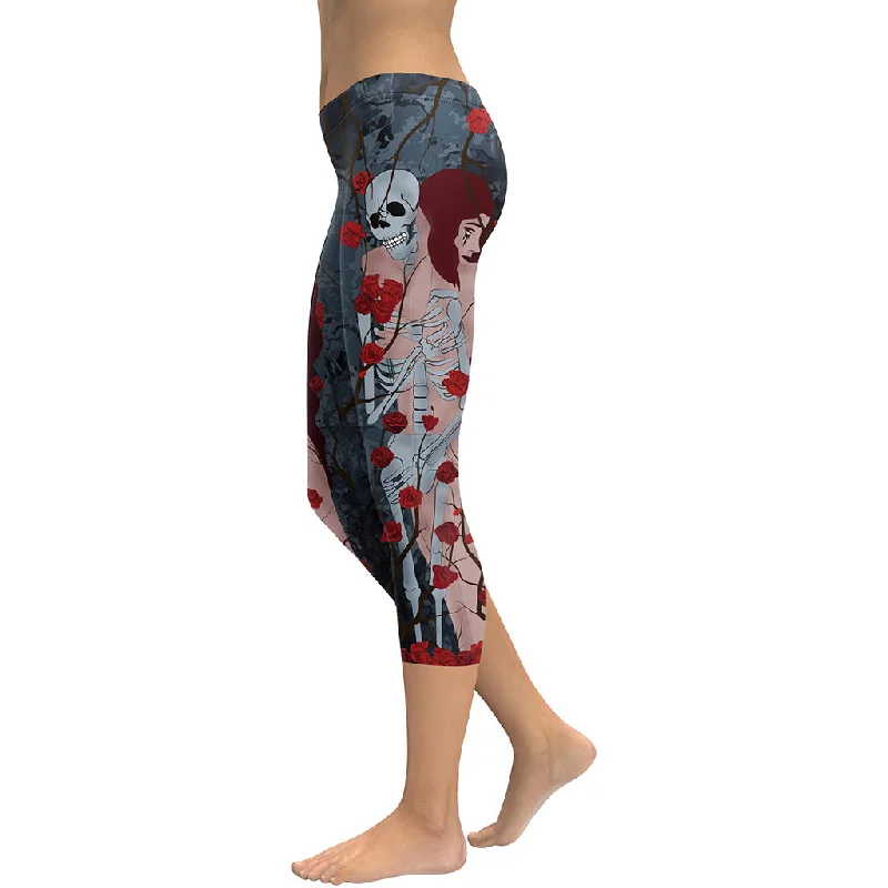 Skeleton & Woman Capris