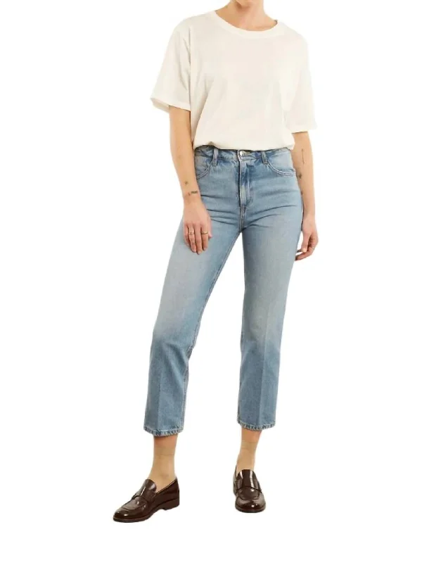 Crop Straight Leg Jean In Paradis