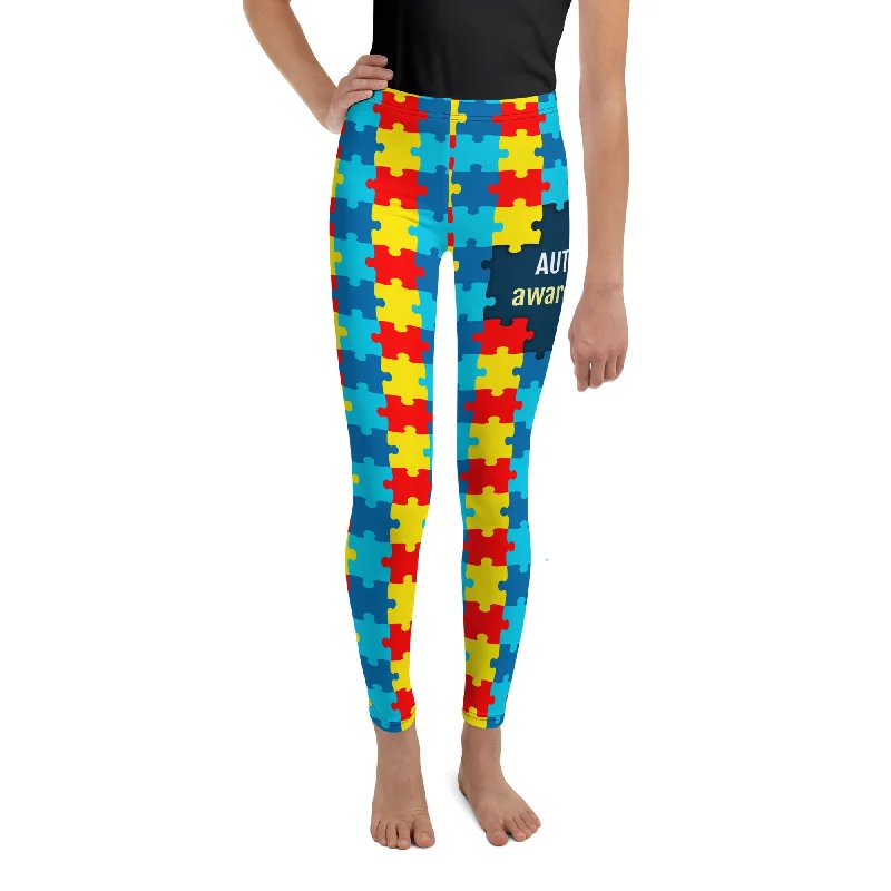 Autism Awareness Youth Leggings