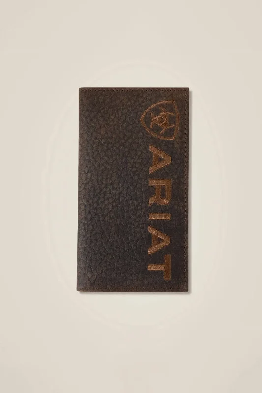 Ariat Rodeo Bull Hide Wallet in Brown | A3554302-BRN