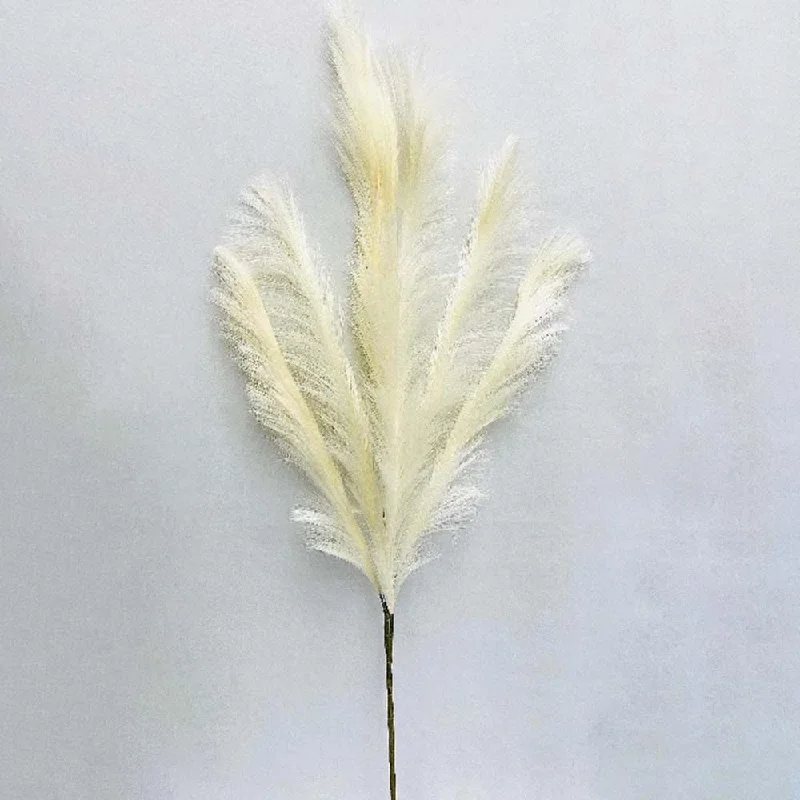 46 inch PAMPAS GRASS SPRAY - WHITE