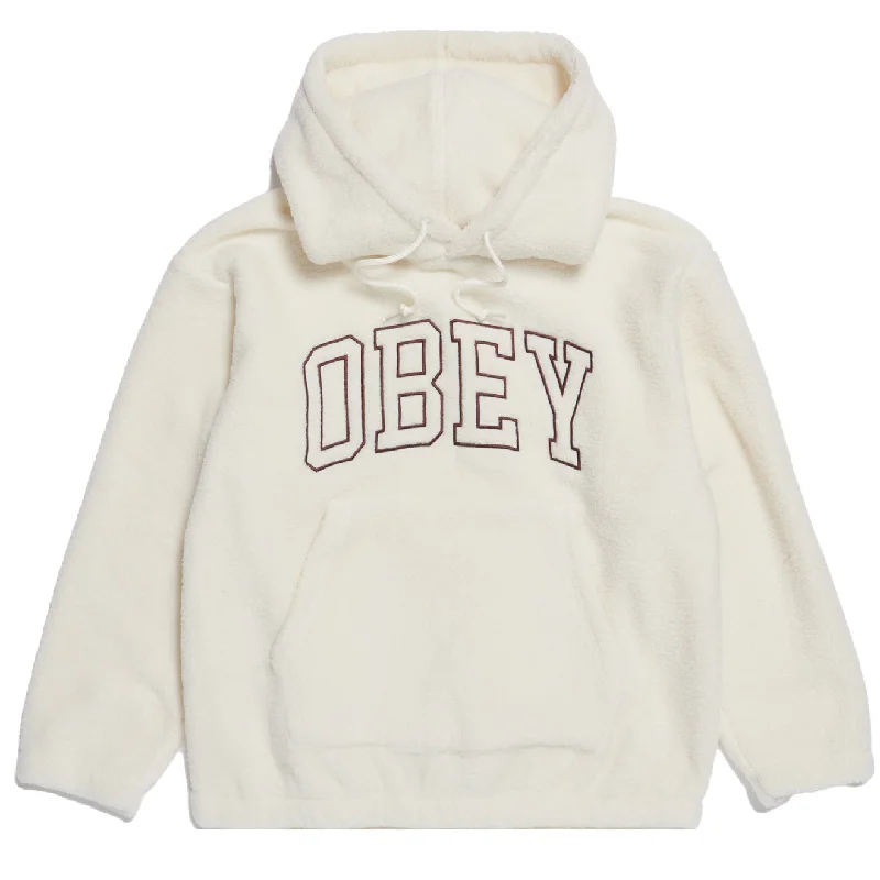 Obey Womens Collegiate Hood Unbleached