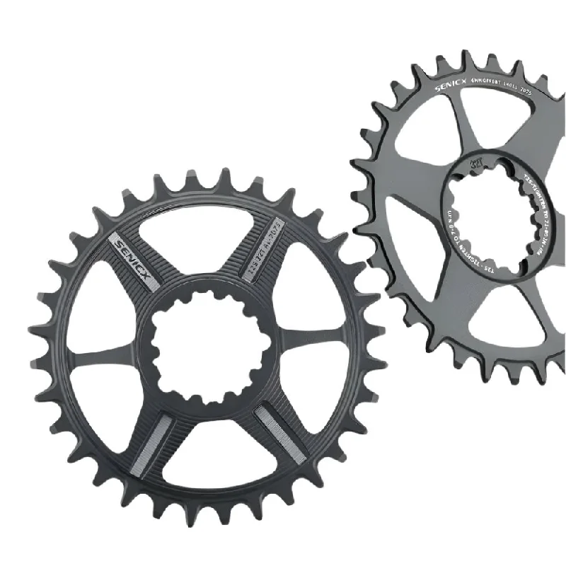 SENICX 10s 11s 12s Chainrings,7075AL CNC, offset 3mm/6MM, MTB Chainwheels, for GXP Direct Mount Crank, compatible Eagle