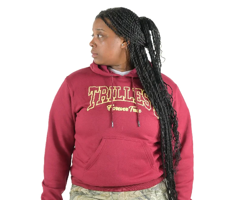 Arched Trillest Forever True Hoodie - Burgundy/Cream