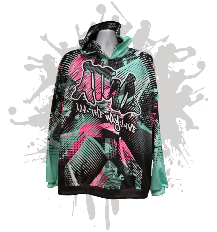 Complex Hoody Unisex  PINK/MINT