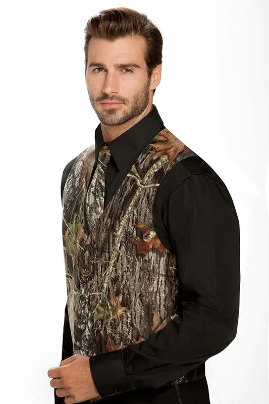 Mossy Oak Break-Up Tuxedo Vest