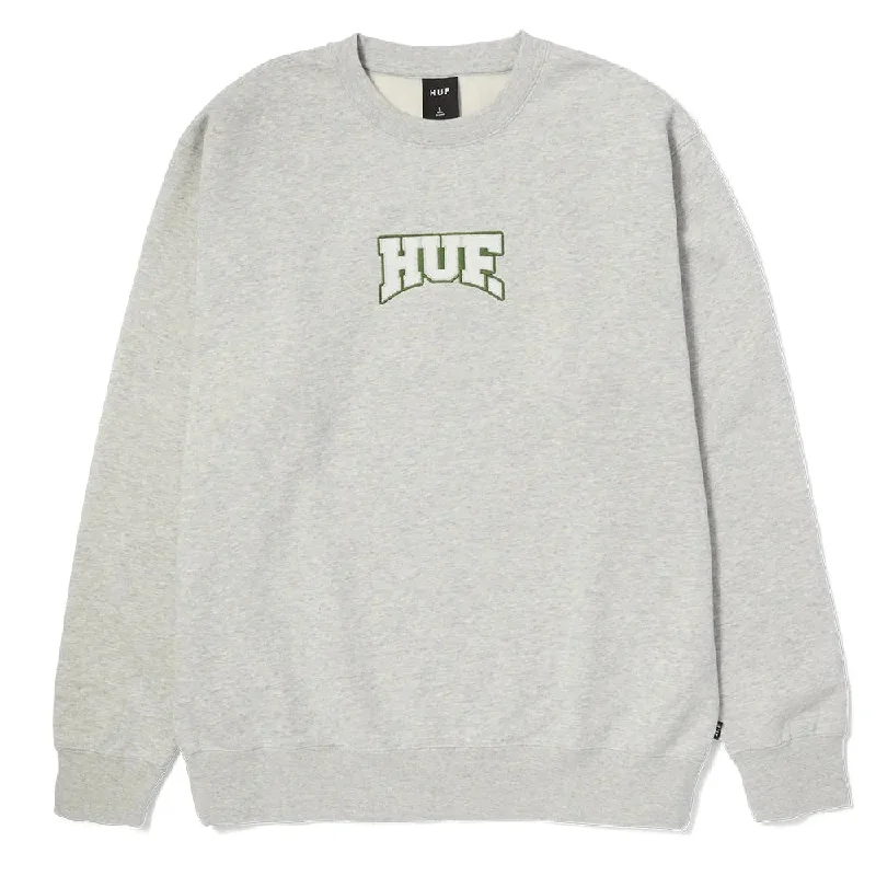 Huf Womens Home Team Crewneck Heather Grey