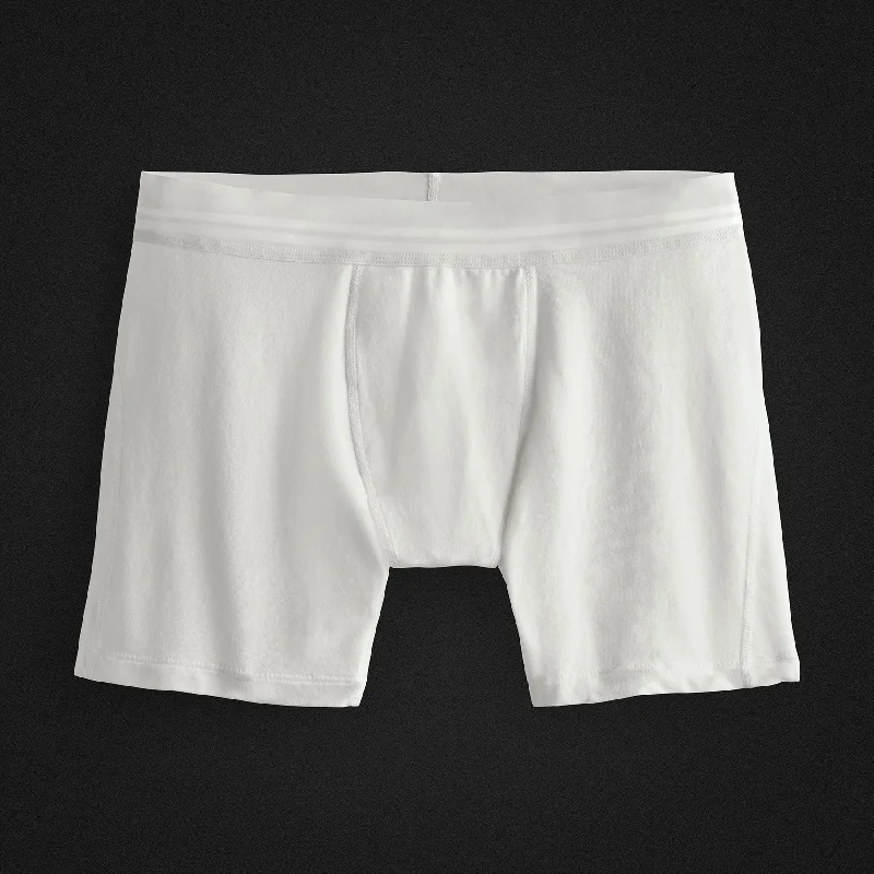 Elevated Lotus Sport Boxer Short - White