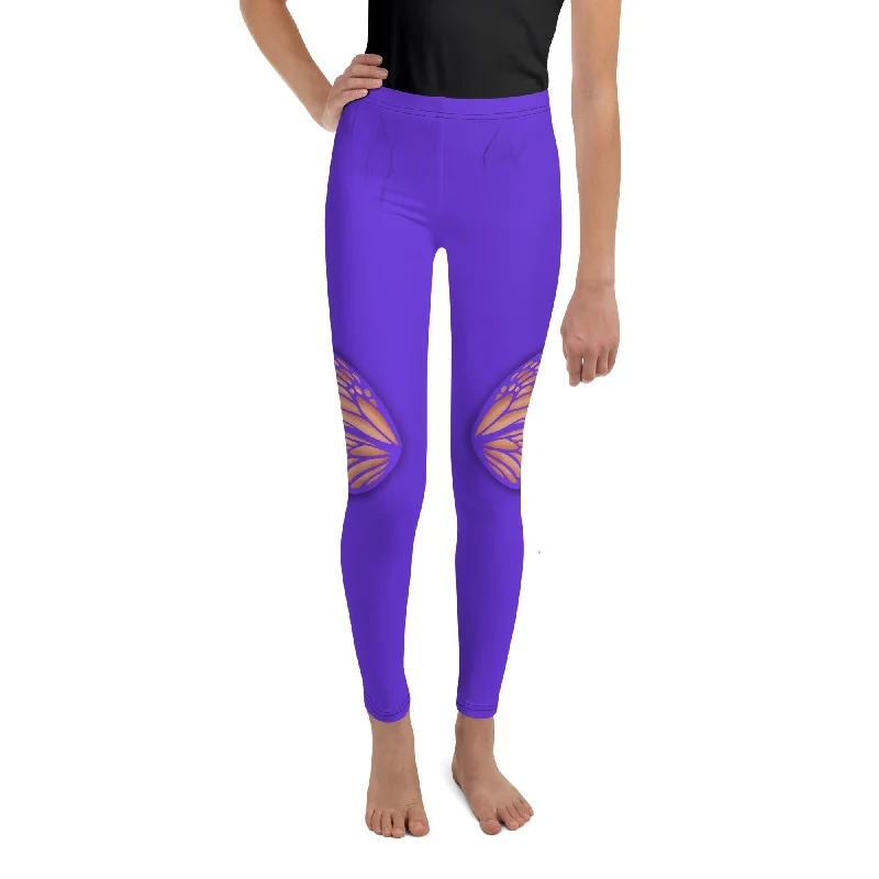 Butterfly Cut Out Youth Leggings