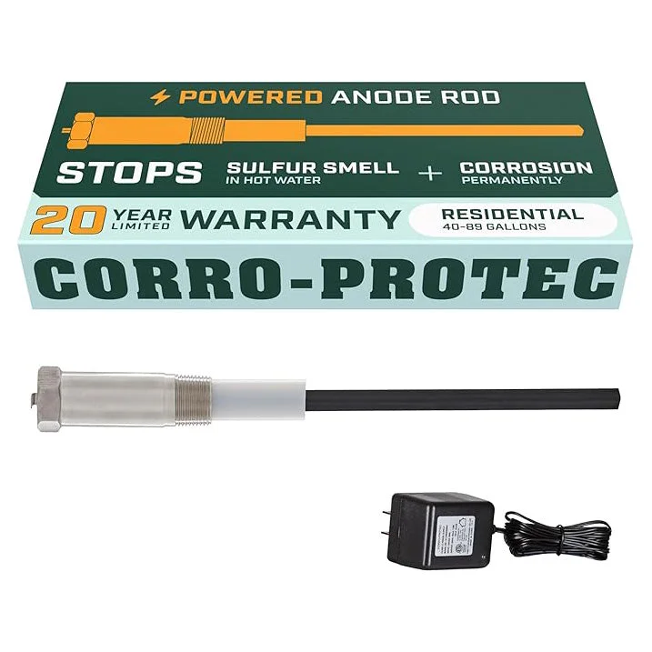 Corro-Protec Powered Anode Rod for 40-89 Gallons Standard Water Heater (except Bradford White)