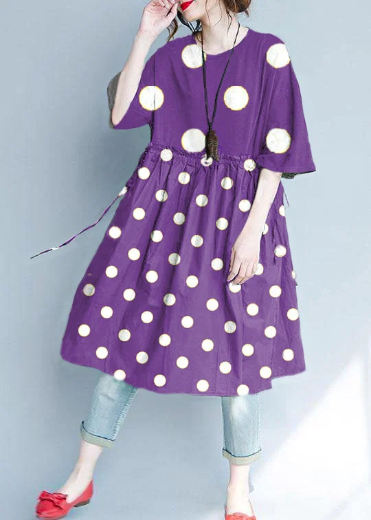 Purple polka dots/Ships 15 Days