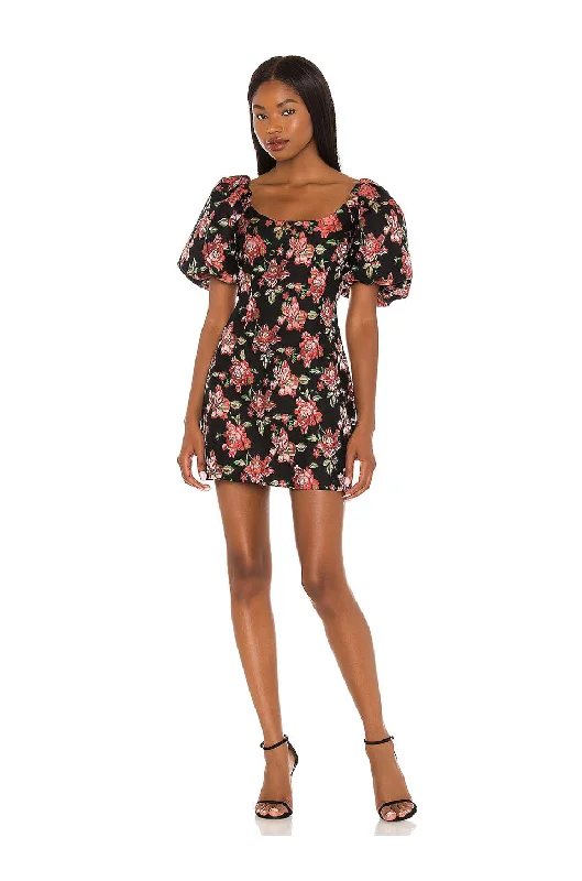 Mink Pink Larache Mini Dress In Floral Multi