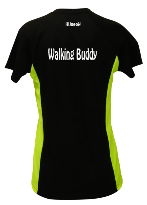 Women's Reflective Short Sleeve Shirt - Walking Buddy