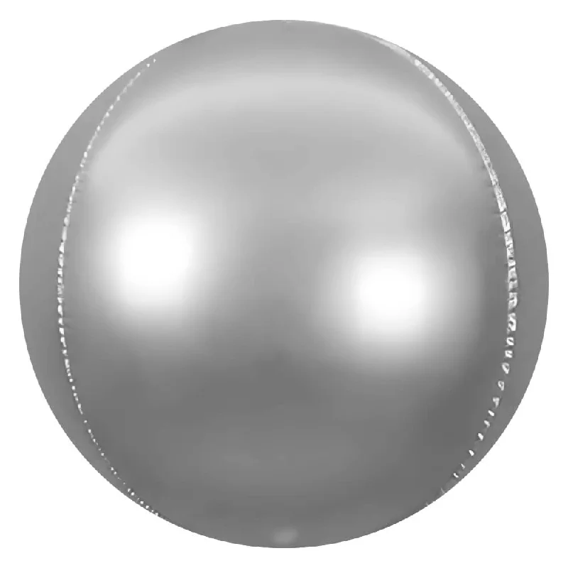 3D SPHERE - SATIN SILVER