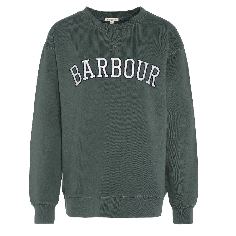 Barbour Womens Northumberland Sweatshirt Olive