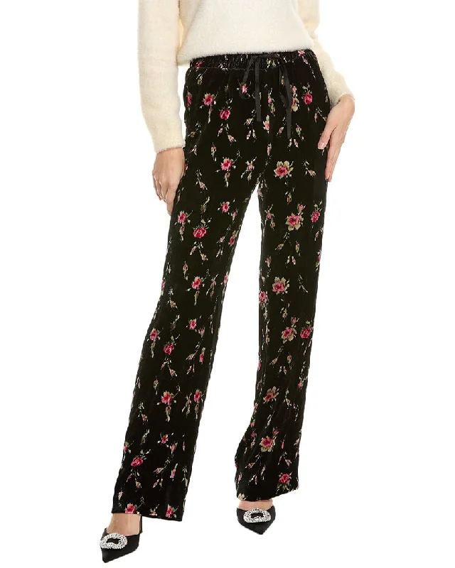 RED Valentino Silk-Blend Pant