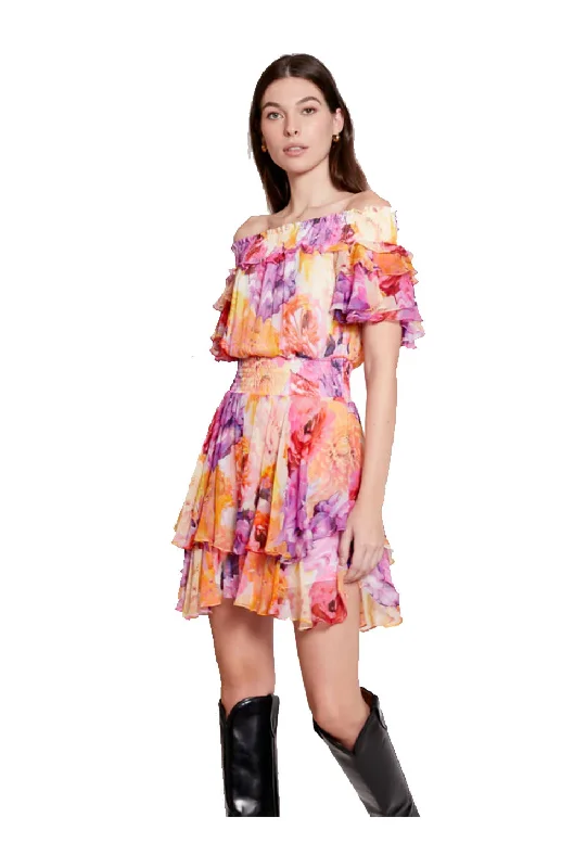 Gilner Farrar Ember Dress In Bouquet