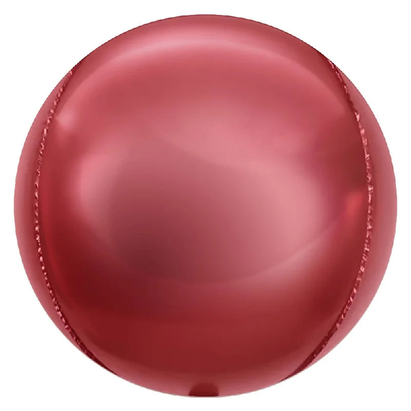 3D SPHERE - METALLIC CABERNET RED