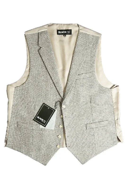 Brown "Camdyn" Tweed Vest