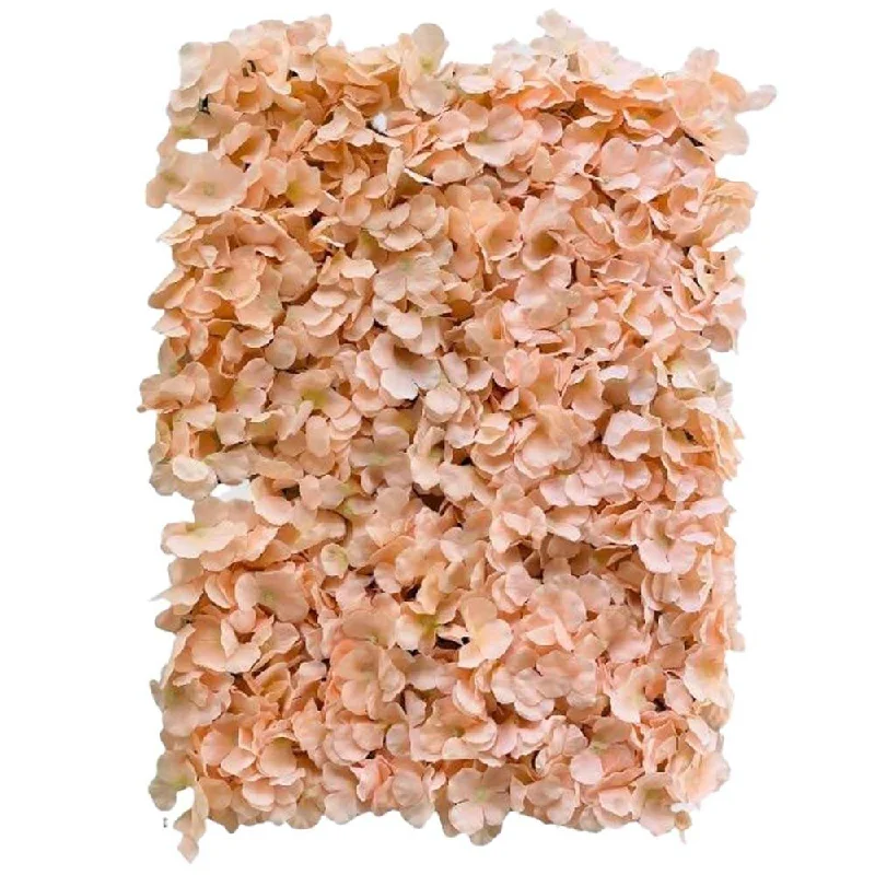 23 inch HYDRANGEA FLOWER PANEL - BLUSH