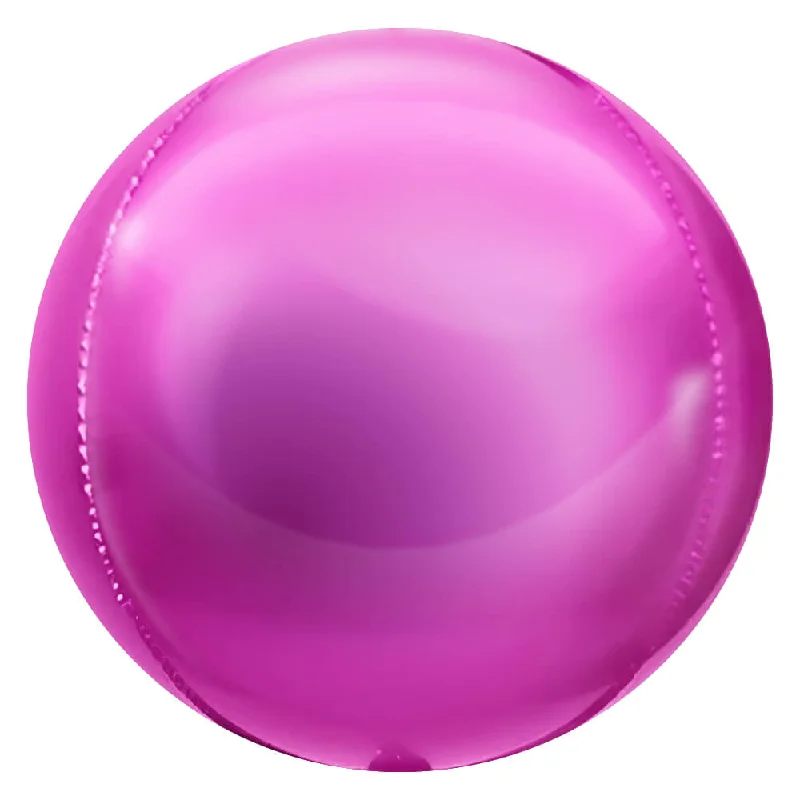 3D SPHERE - METALLIC MAGENTA