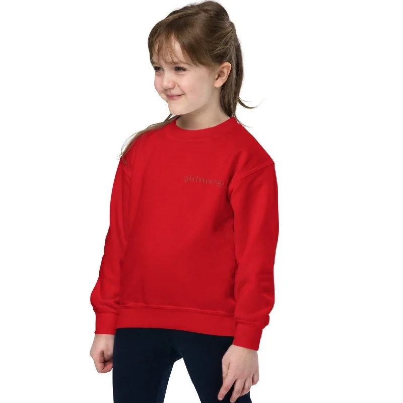 EVERYDAY GIRLSTRONG SWEATSHIRT CANDY APPLE RED