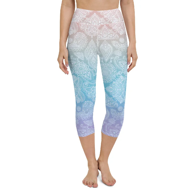 Pastel Spiritual Yoga Capris