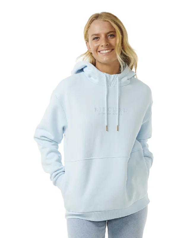 Premium Surf Hoodie in Light Blue