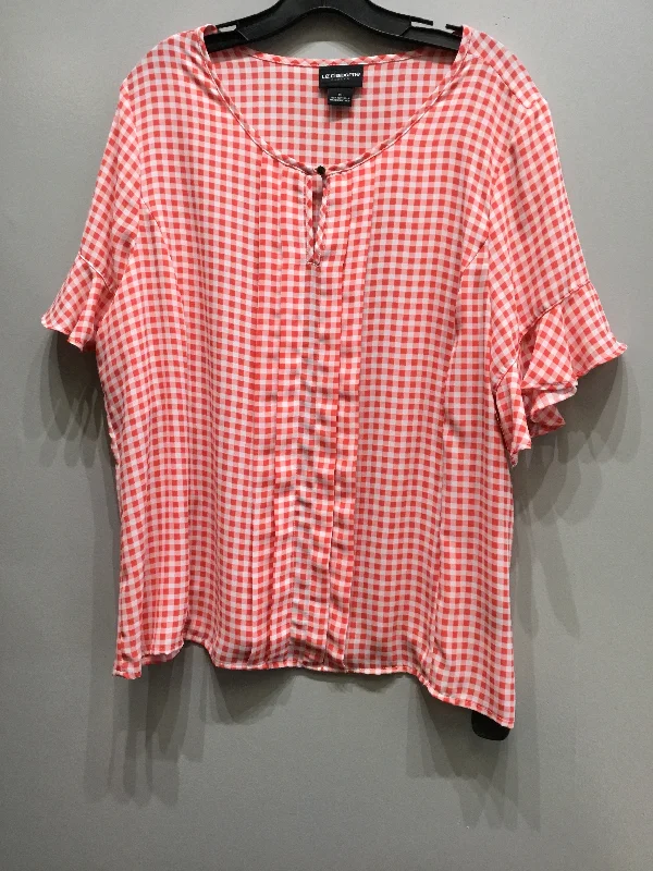 Top Short Sleeve By Liz Claiborne  Size: Xl