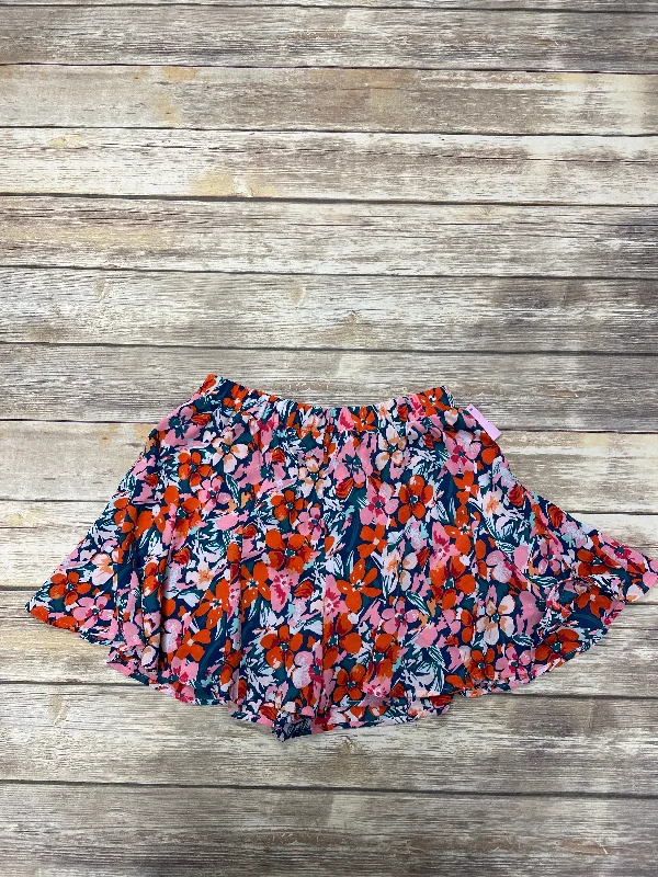 Floral Print Shorts Kori America, Size M