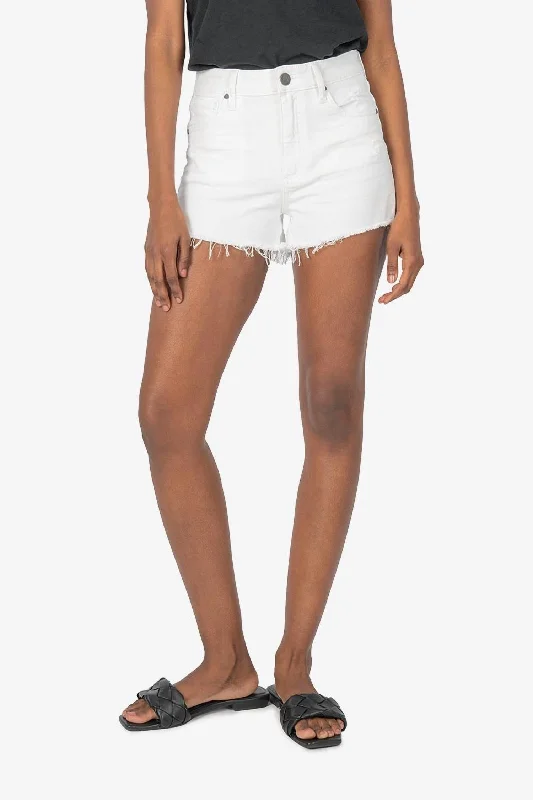 Jane High Rise Short In White